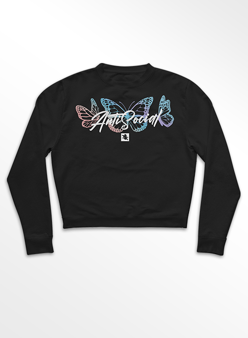 AntiSocial Crop Sweatshirt