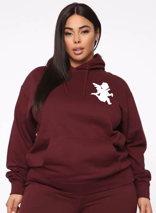 Bandits Angel Hoodie - Maroon