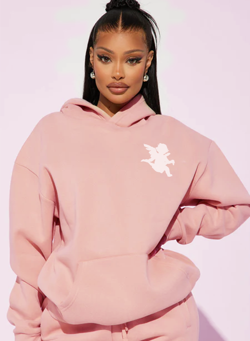 Bandits Angel Hoodie - Dusty Rose