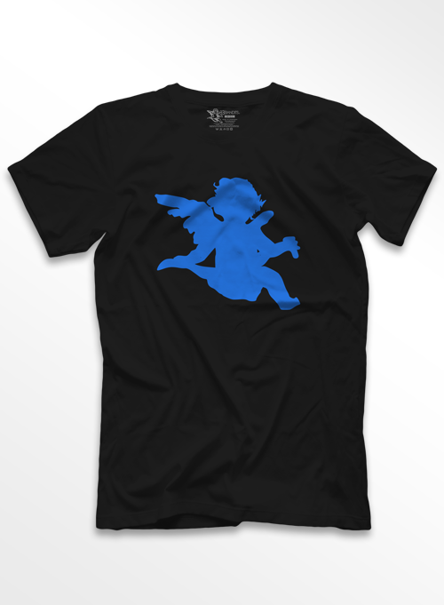 OG Angel Basic Tee - Black/Blue